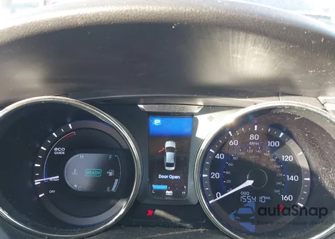 2011 Hyundai Sonata Hybrid из США, поврежденный, VIN KMHEC4A4XBA001977